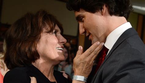 justin trudeau and his mother